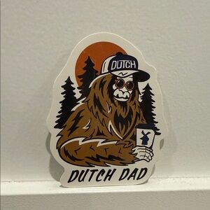 Dutch Bros Dutch Dad Sticker